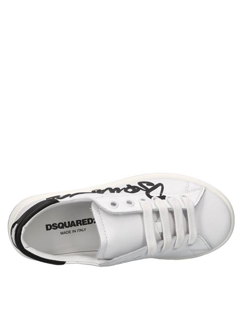 Sneakers in pelle DSQUARED2 | 80228 GINEVRAGBIANCO-NERO